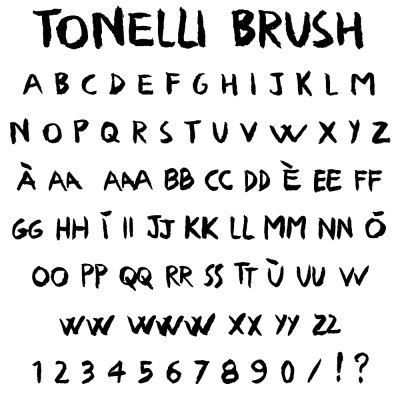 lettering tonelli brush